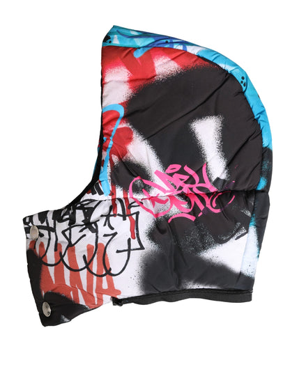 Gorro Capello Envolvente de Cabeza Completa con Grafiti Multicolor Dolce & Gabbana