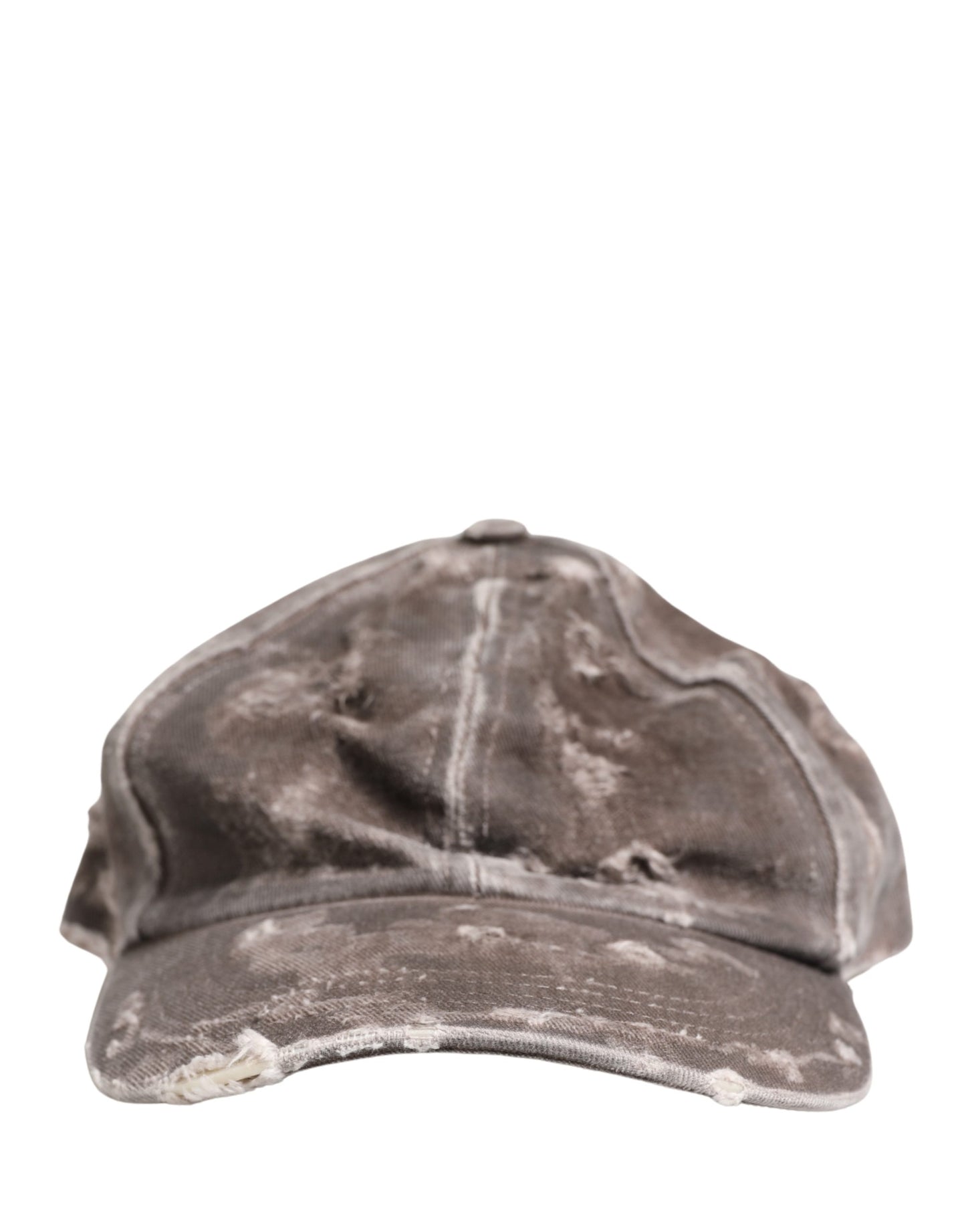 Gorra de béisbol Dolce & Gabbana de algodón marrón desgastado para hombre
