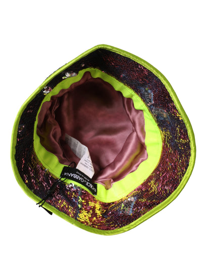Dolce & Gabbana Gorro Pescador Púrpura con Lentejuelas para Hombre
