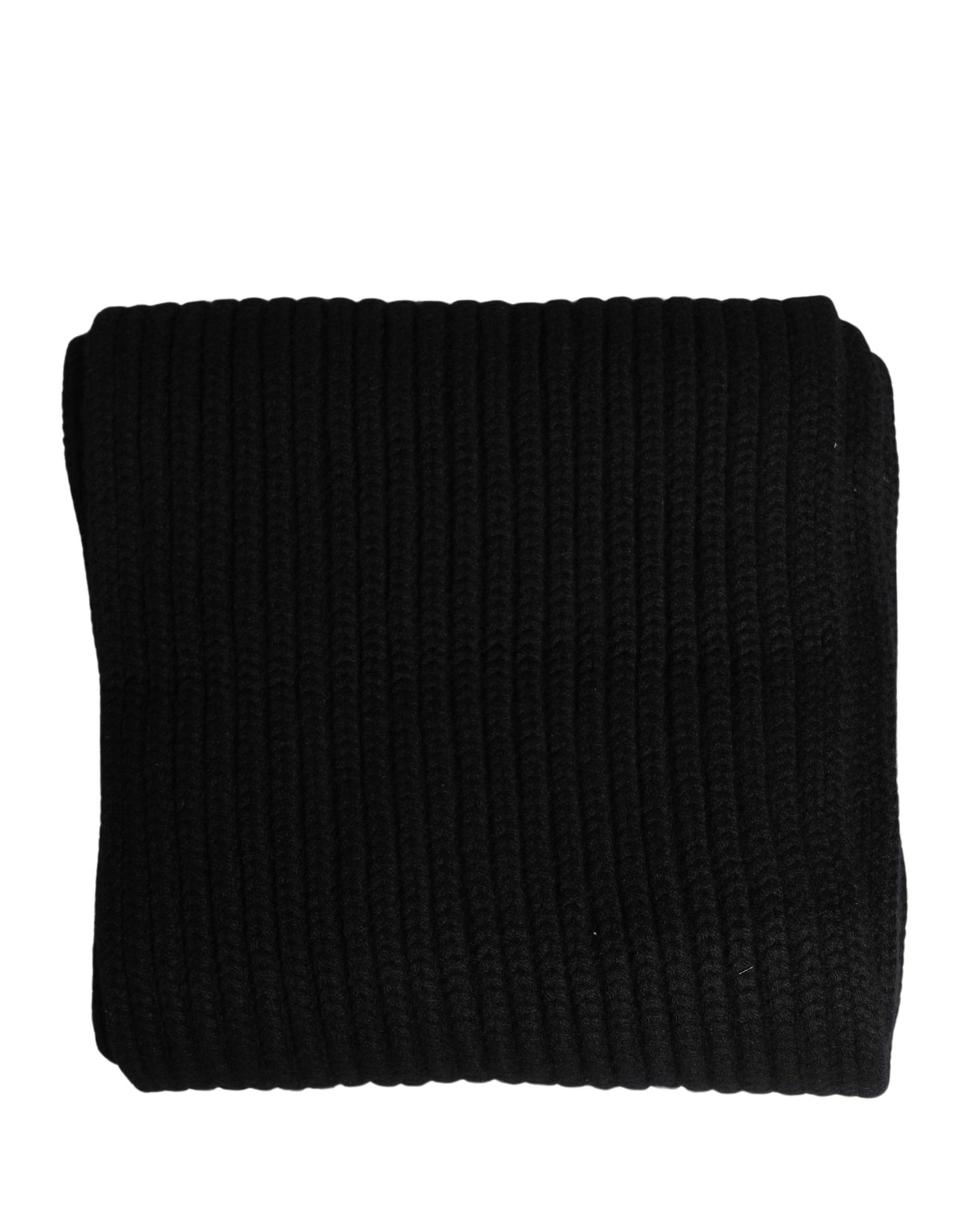 Dolce & Gabbana Braga de cuello de cachemir negro para hombre, talla única