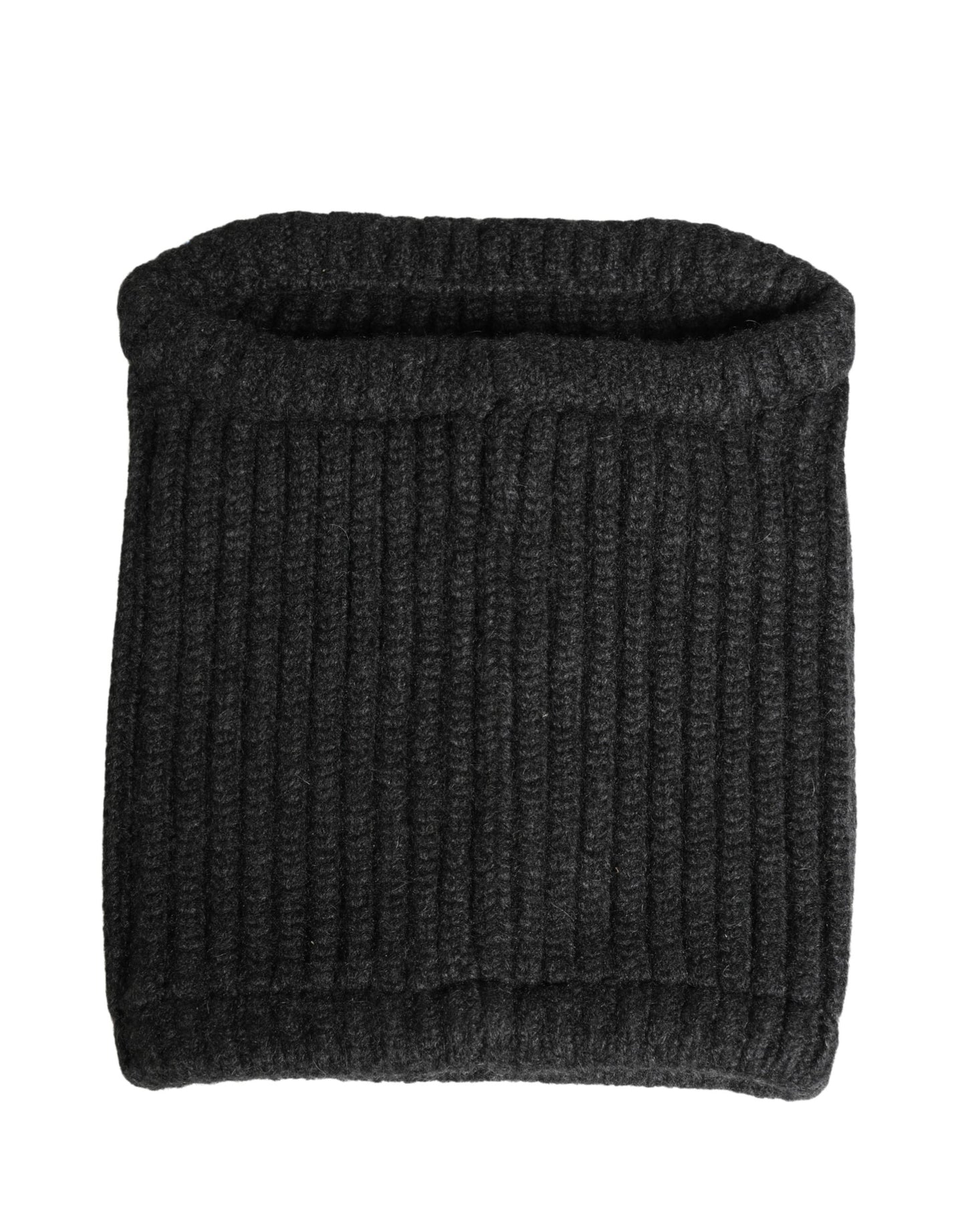 Gorro de cuello para hombre de lana de cachemira negra Dolce & Gabbana