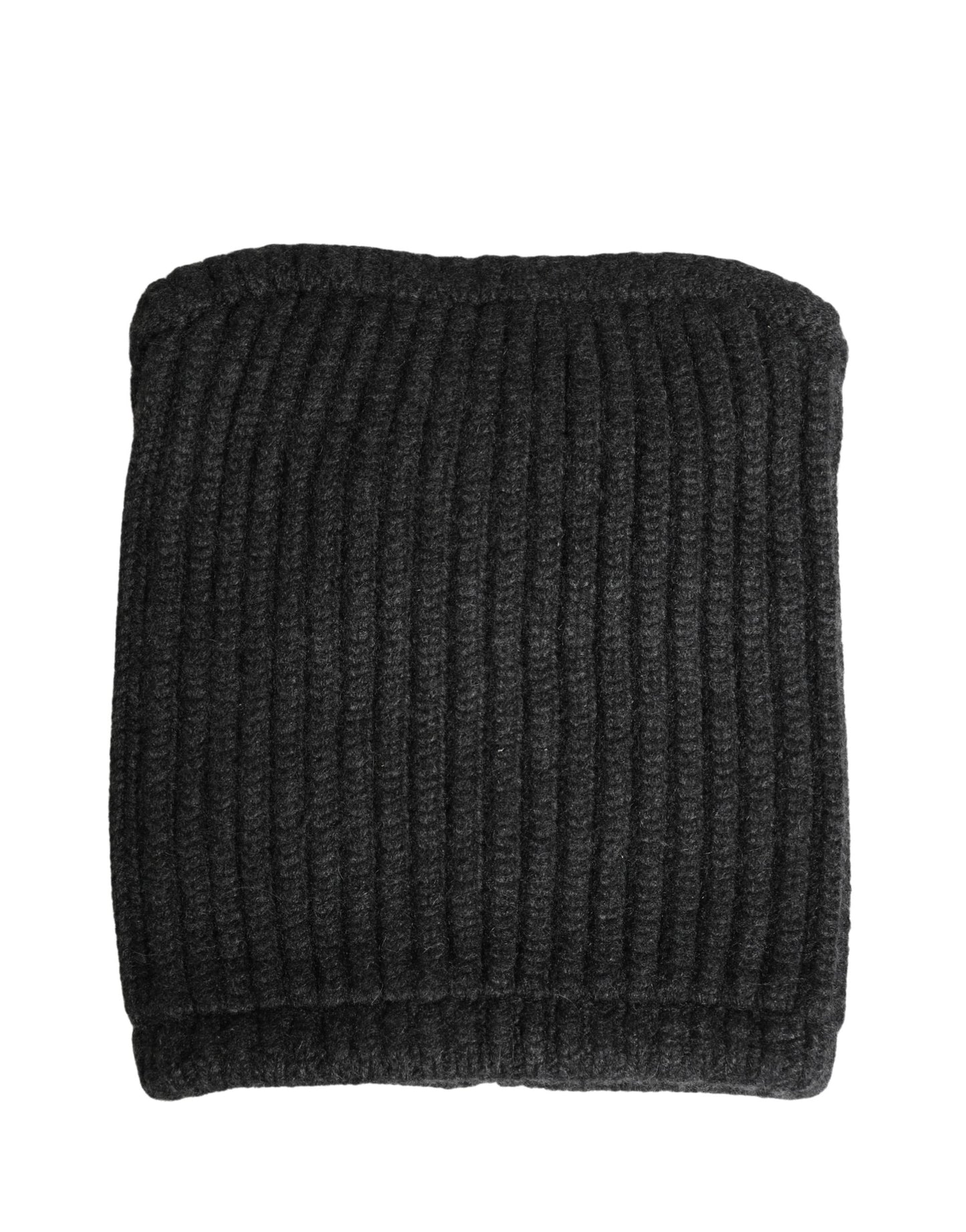 Gorro de cuello para hombre de lana de cachemira negra Dolce & Gabbana