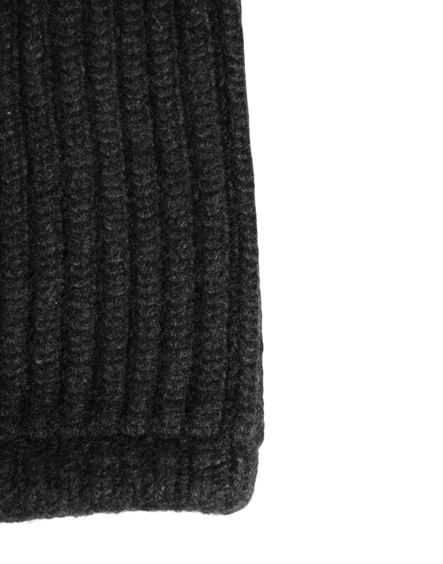Gorro de cuello para hombre de lana de cachemira negra Dolce & Gabbana