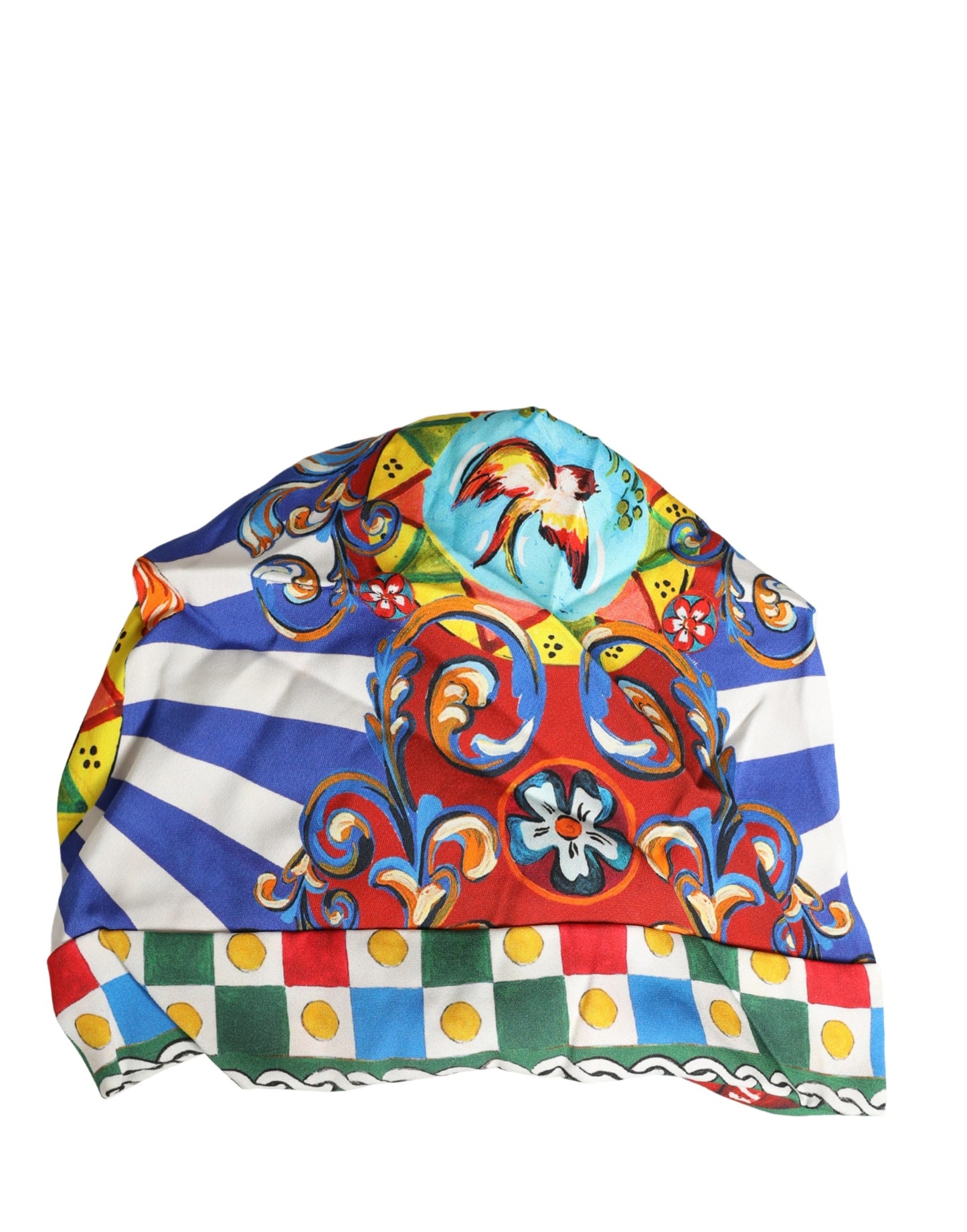 Sombrero Turbante Dolce & Gabbana con Motivo Carretto Multicolor