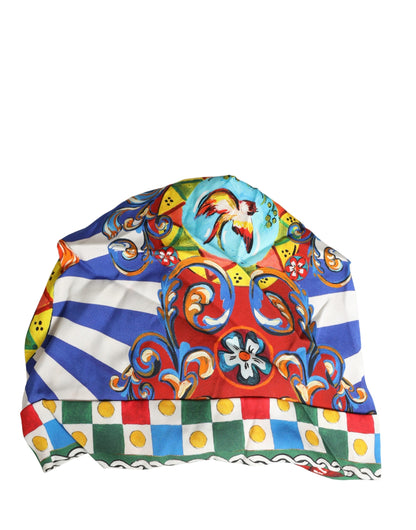 Sombrero Turbante Dolce & Gabbana con Motivo Carretto Multicolor