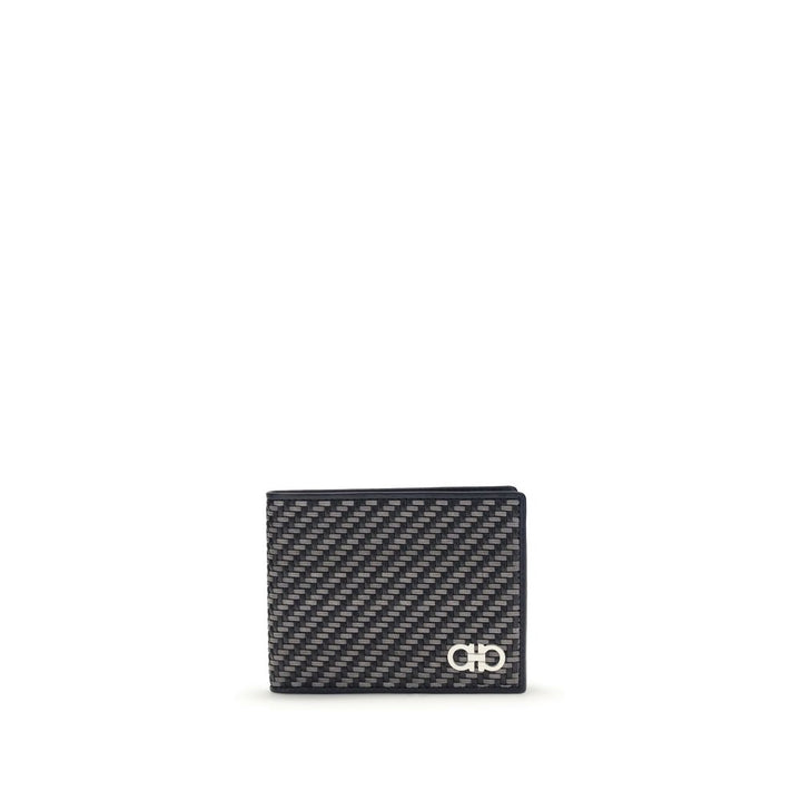 Cartera Ferragamo de Piel de Becerro Gris Bos Taurus