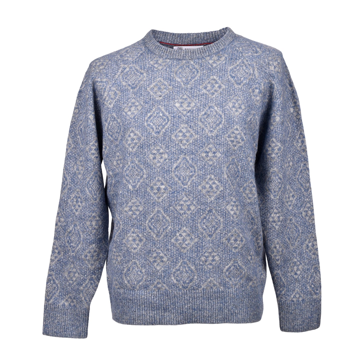 Brunello Cucinelli Blue Leather Sweatshirt