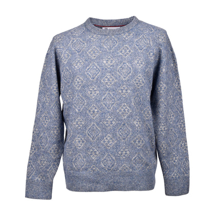 Brunello Cucinelli Blue Leather Sweatshirt