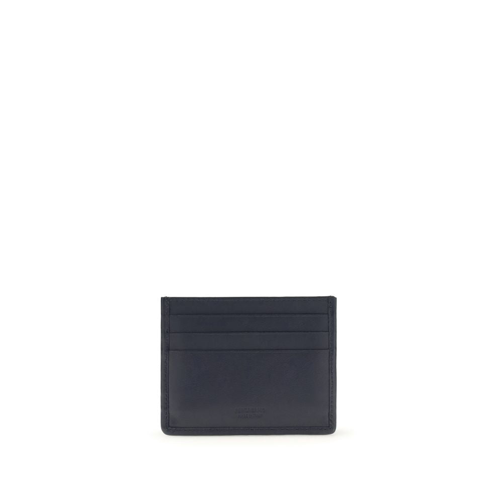 Cartera Ferragamo de piel de becerro azul Bos Taurus