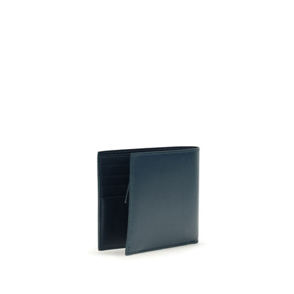 Cartera Ferragamo de piel de becerro azul Bos Taurus