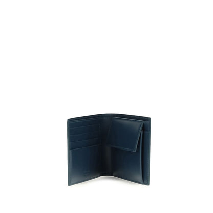 Cartera Ferragamo de piel de becerro azul Bos Taurus