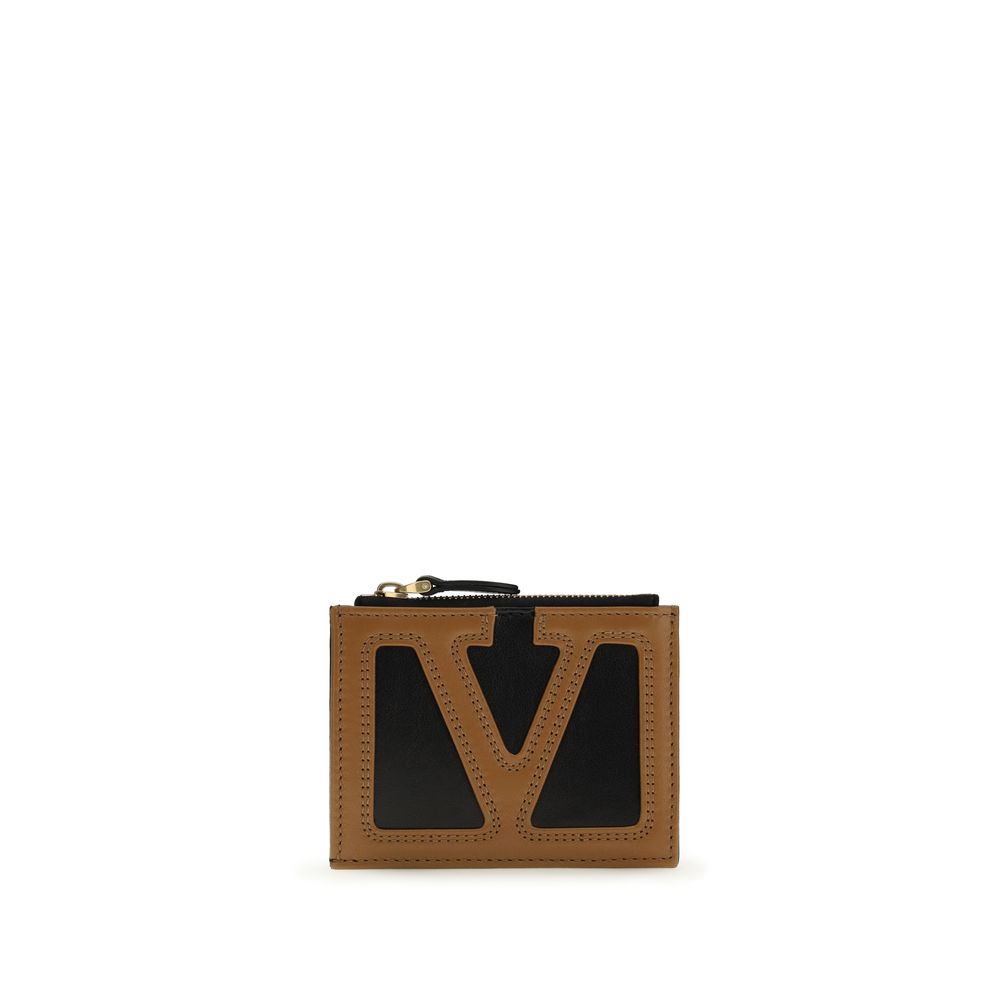 Cartera Valentino Garavani de piel de becerro negra Bos Taurus