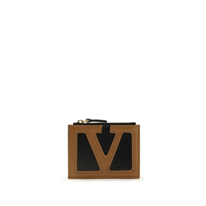Cartera Valentino Garavani de piel de becerro negra Bos Taurus