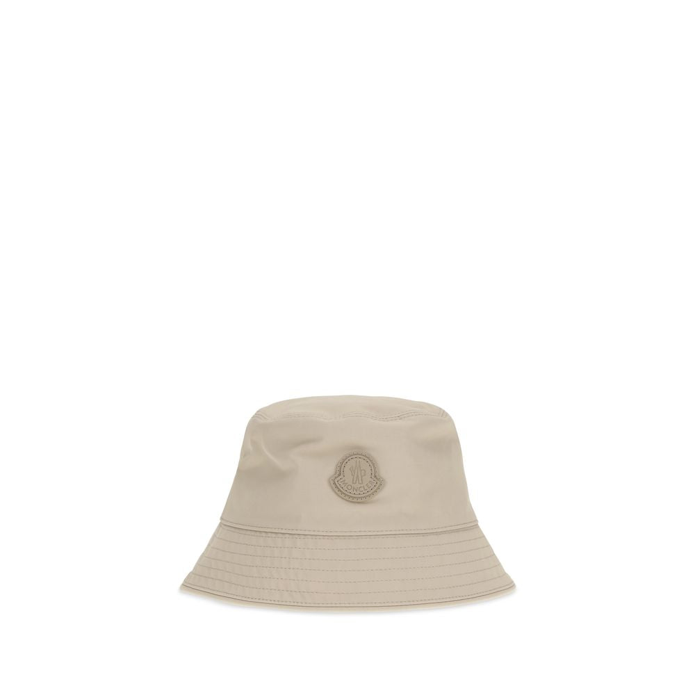Sombrero de pescador Moncler de algodón beige