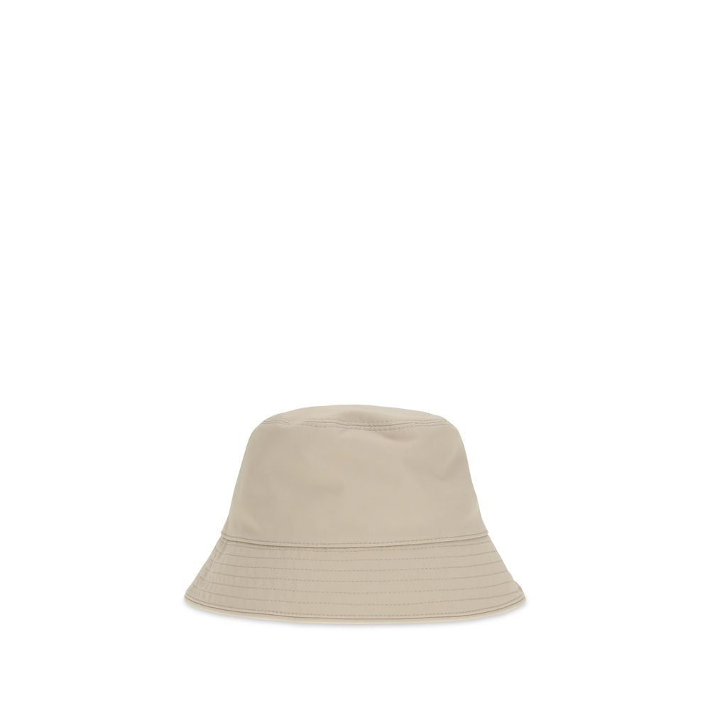Sombrero de pescador Moncler de algodón beige