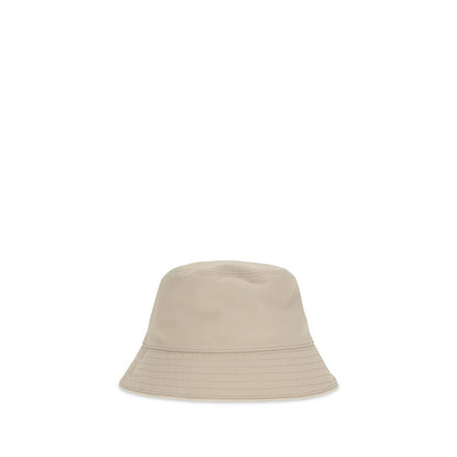 Sombrero de pescador Moncler de algodón beige