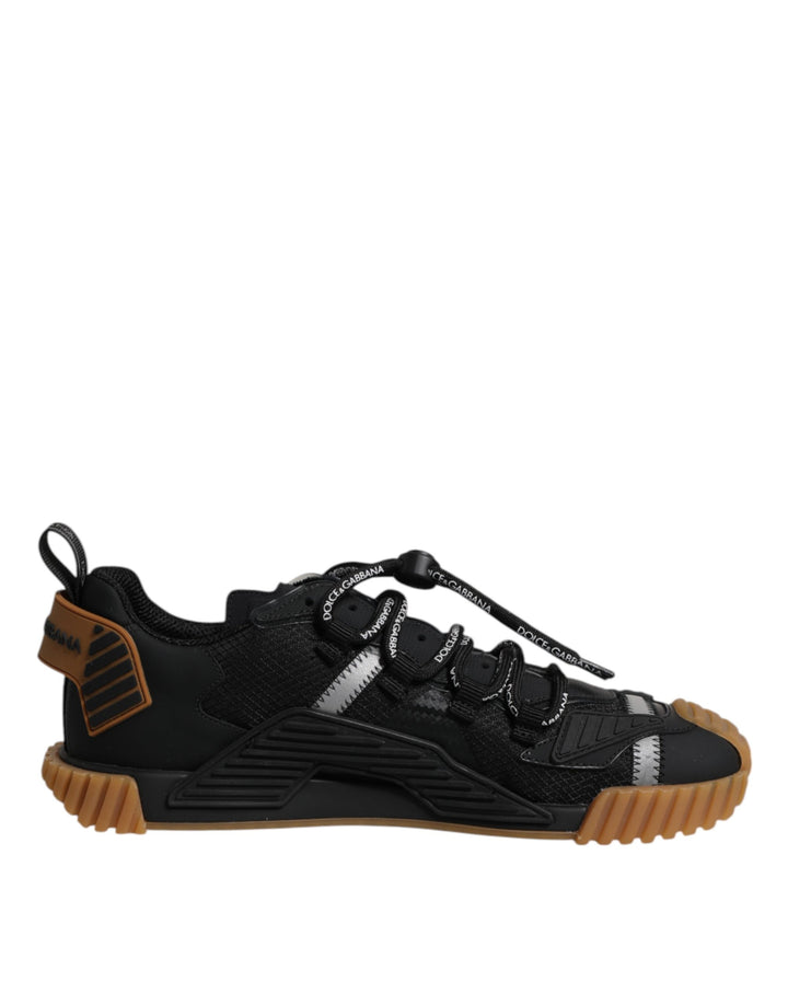 Dolce & Gabbana Zapatillas Bajas NS1 con Cordones y Logotipo Negro