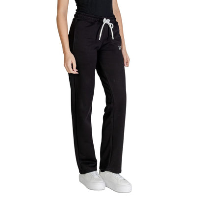 Icon Black Cotton Joggers (Workout Pants)
