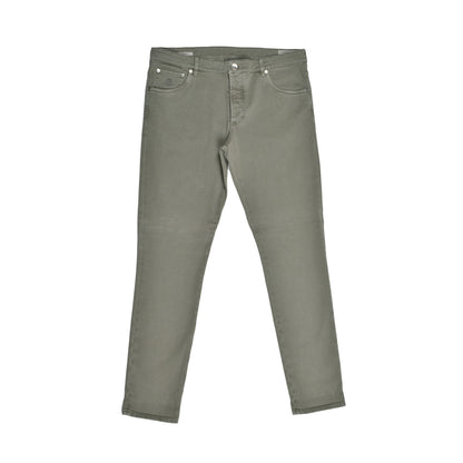 Brunello Cucinelli Army Cotton Slim Fit Jeans