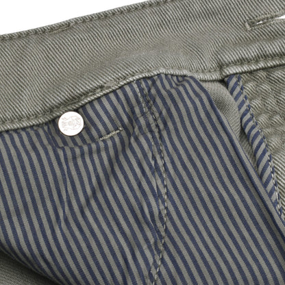 Brunello Cucinelli Army Cotton Slim Fit Jeans