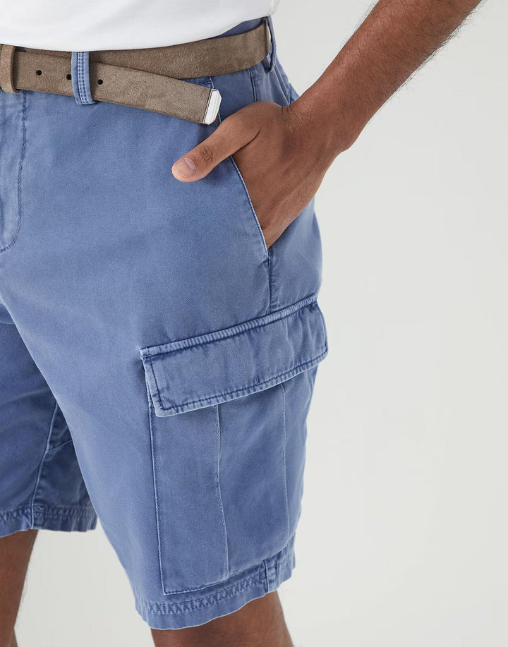 Brunello Cucinelli Blue Cotton Bermuda Shorts