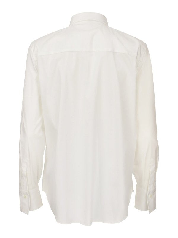 Brunello Cucinelli White Cotton Shirt