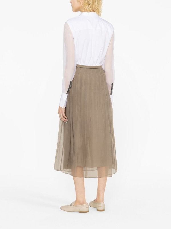 Brunello Cucinelli White Cotton Dress Shirt