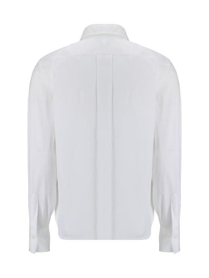 Brunello Cucinelli White Cotton Dress Shirt