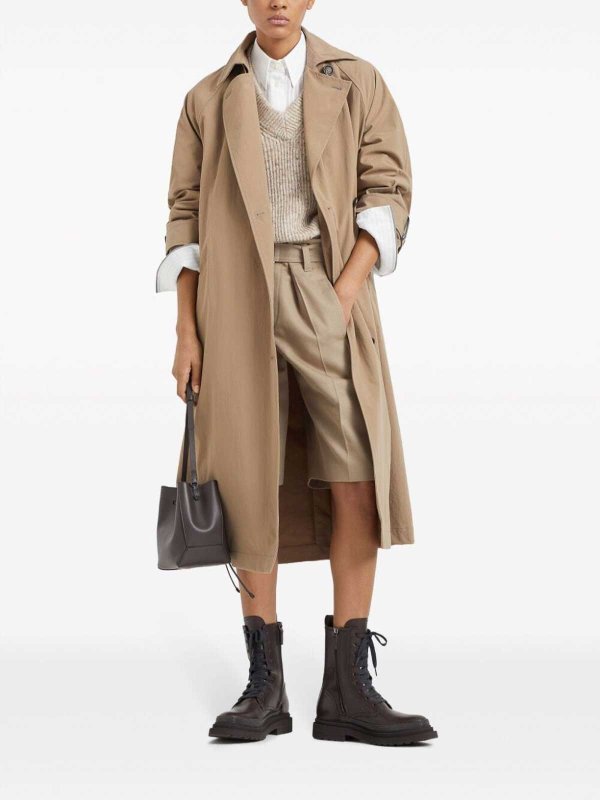 Brunello Cucinelli White Cotton Dress Shirt