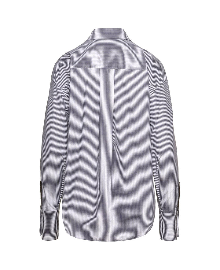 Brunello Cucinelli White Cotton Shirt