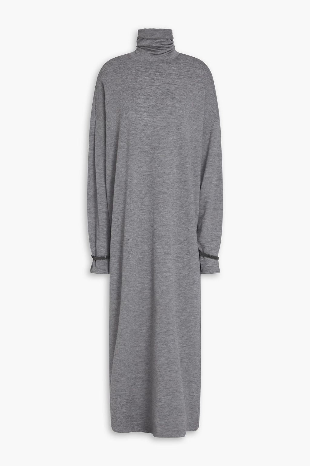 Brunello Cucinelli Gray Wool Casual Dress