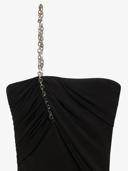 Givenchy Black Fibres Cocktail Dress