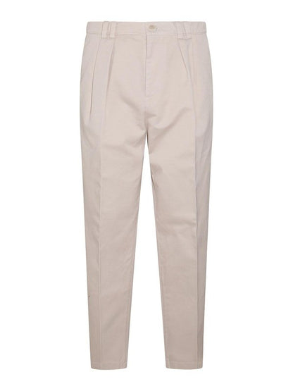 Brunello Cucinelli Pantalón Casual de Algodón Beige