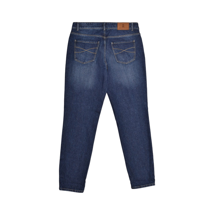 Brunello Cucinelli Blue Cotton Jeans Denim