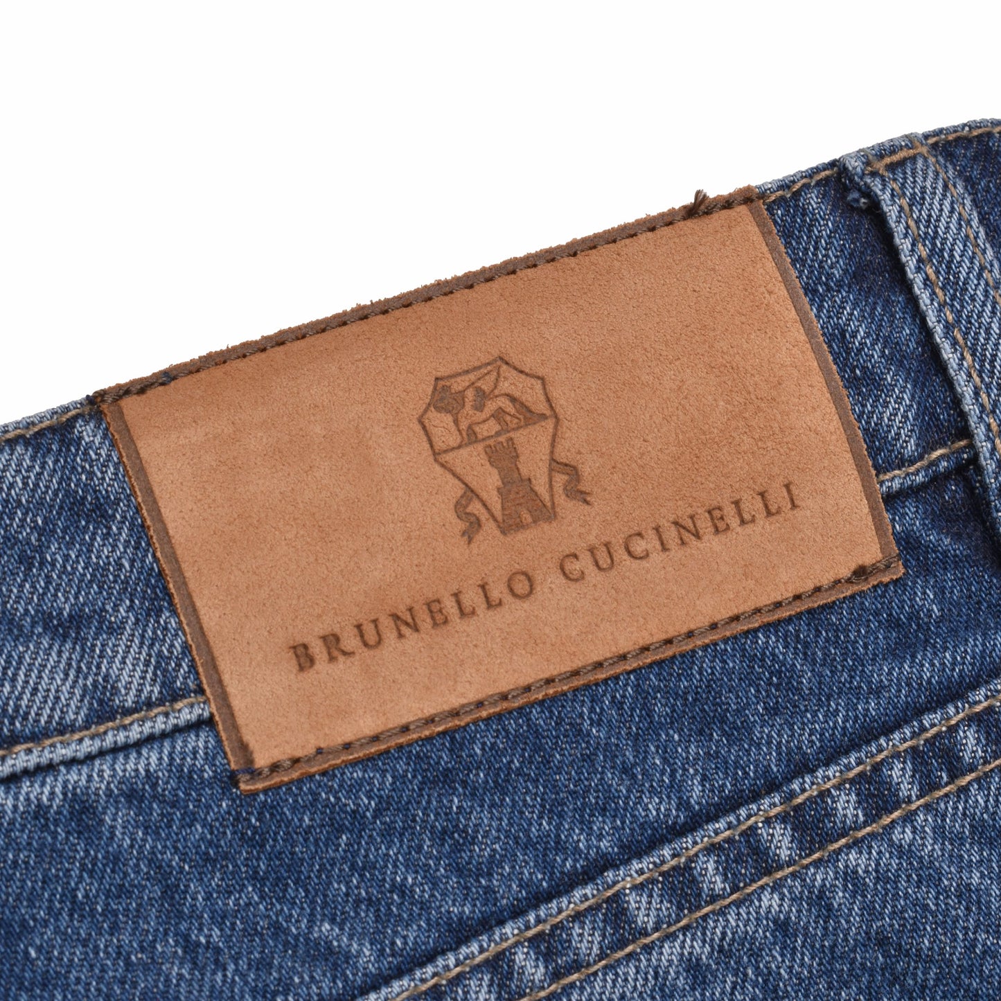 Brunello Cucinelli Blue Cotton Jeans Denim