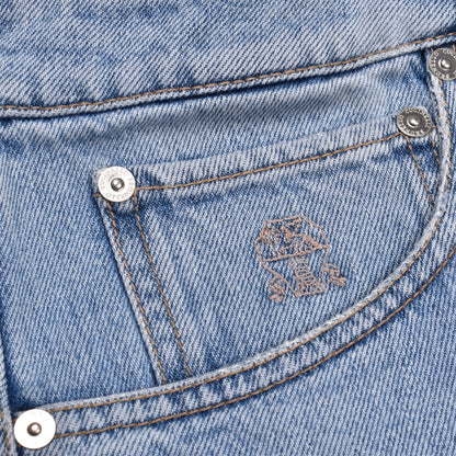 Brunello Cucinelli Blue Cotton Jeans Denim