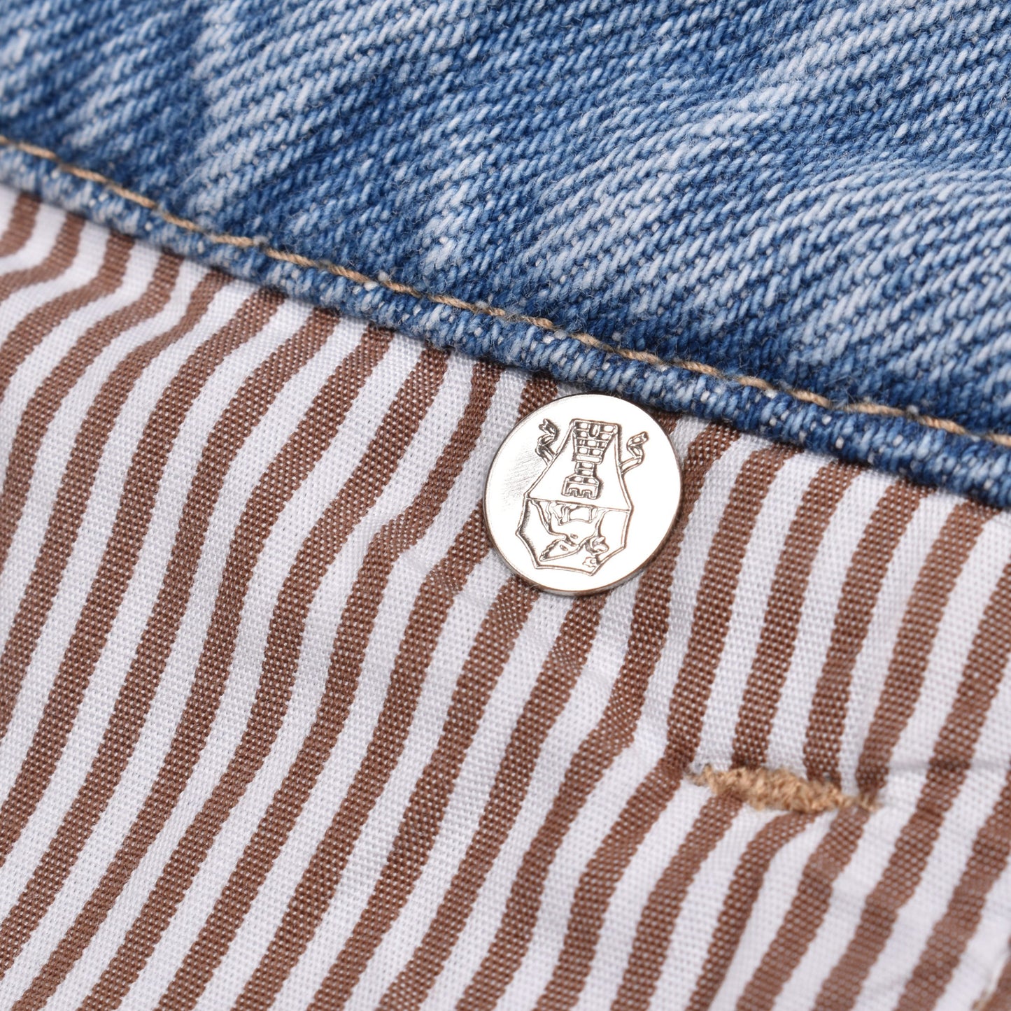 Brunello Cucinelli Blue Cotton Jeans Denim