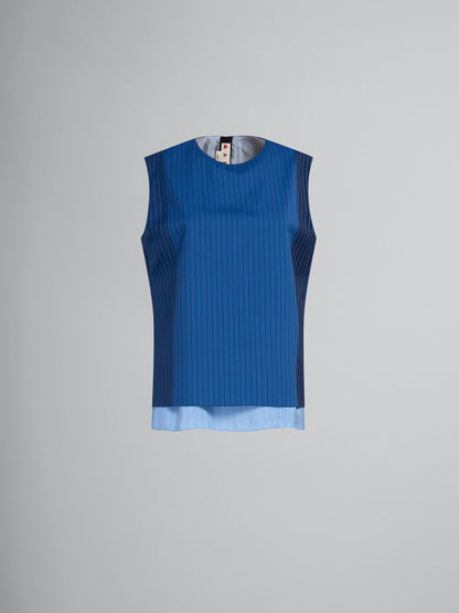Marni Blue Fibres Pattern Shirt