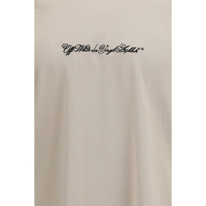 T-shirt en coton beige Off-White