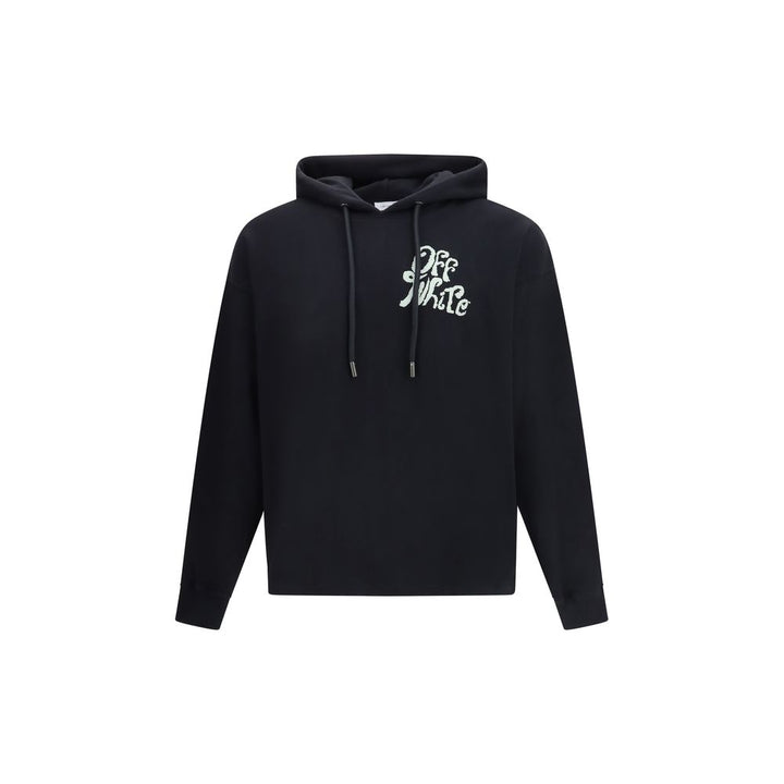 Off-White Black Cotton Sweatshirt