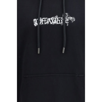 Off-White Black Cotton Sweatshirt