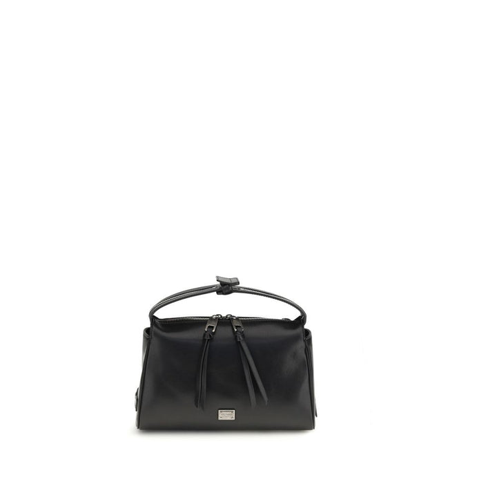 Bolso Dolce & Gabbana de piel de becerro negra Bos Taurus