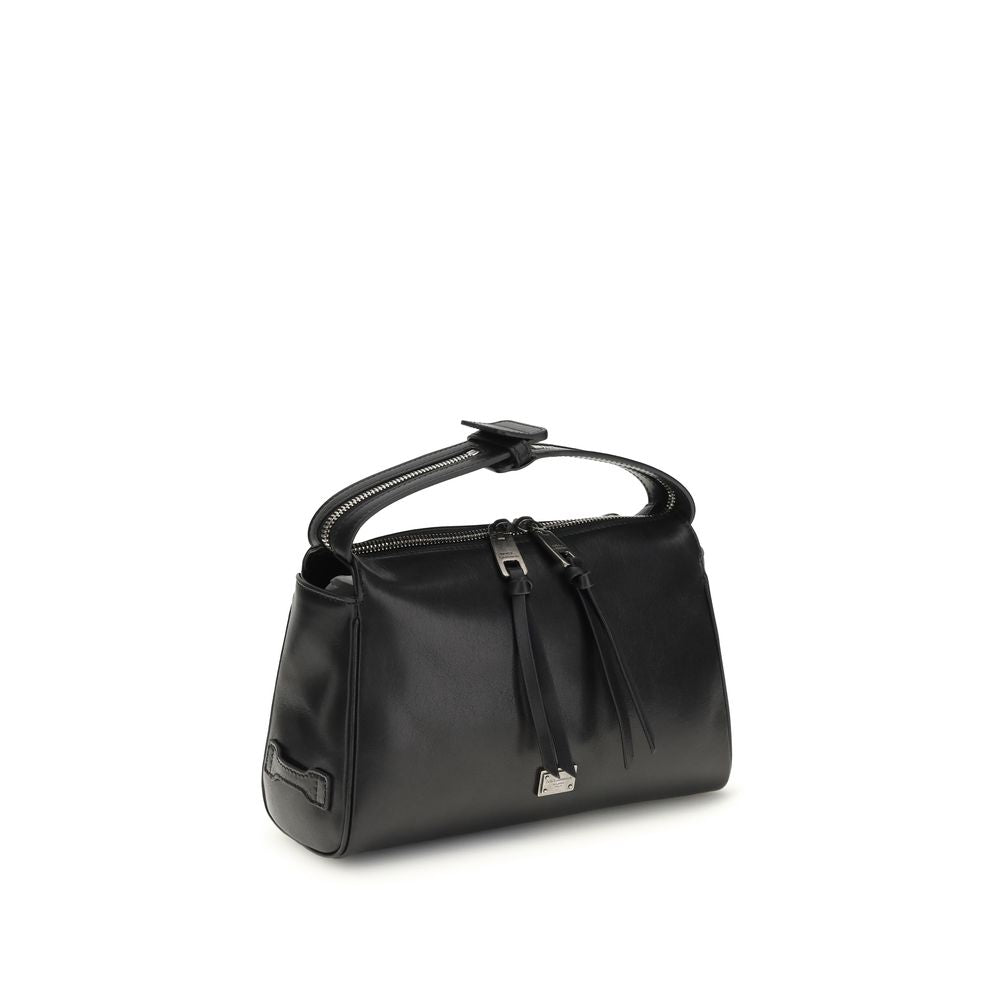 Bolso Dolce & Gabbana de piel de becerro negra Bos Taurus