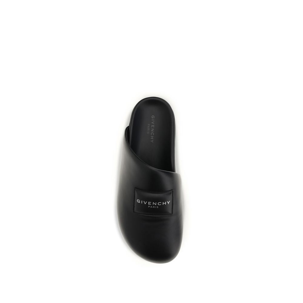 Mules Givenchy de piel de becerro negra Bos Taurus