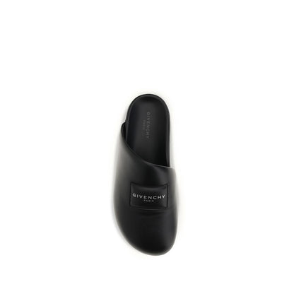 Mules Givenchy de piel de becerro negra Bos Taurus