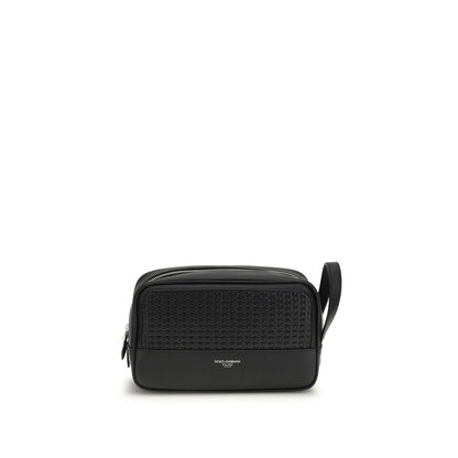 Dolce & Gabbana Black Calf Leather Bos Taurus Other Accessories