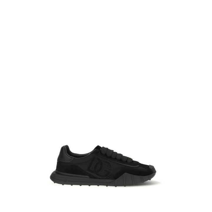 Zapatillas deportivas Dolce & Gabbana de piel de becerro negra Bos Taurus