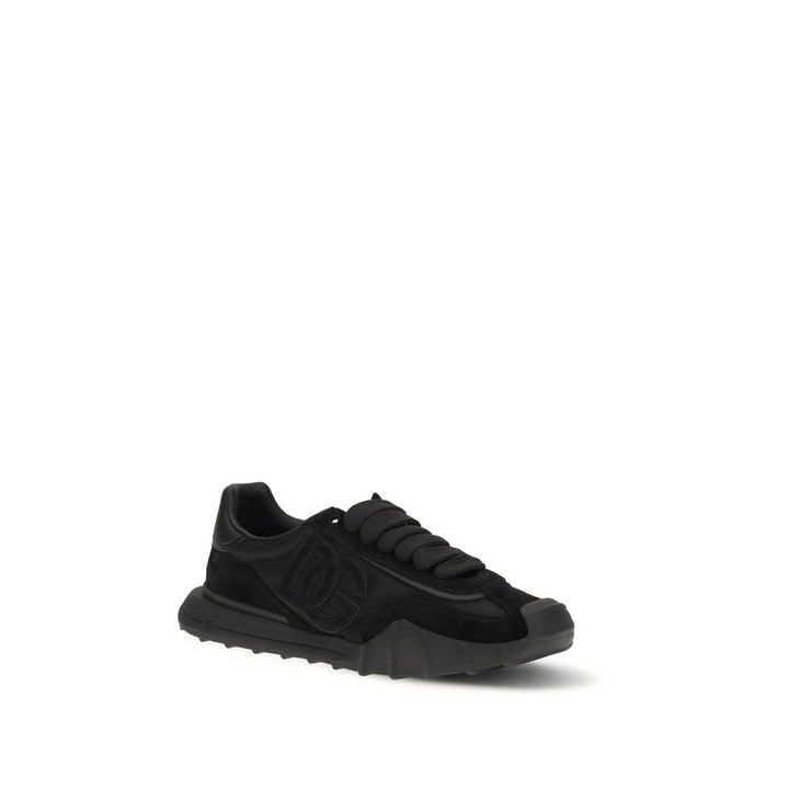 Zapatillas deportivas Dolce & Gabbana de piel de becerro negra Bos Taurus
