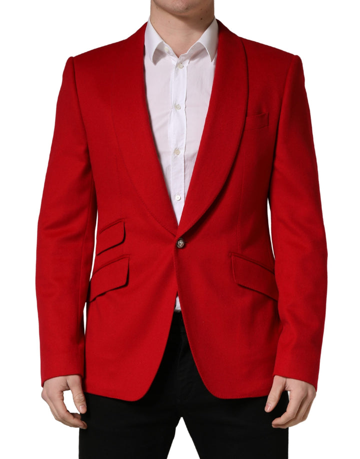 Veste croisée Dolce & Gabbana en cachemire rouge
