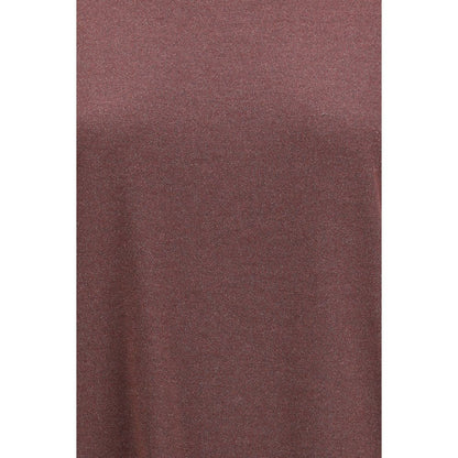 Camiseta de nailon color burdeos Brunello Cucinelli